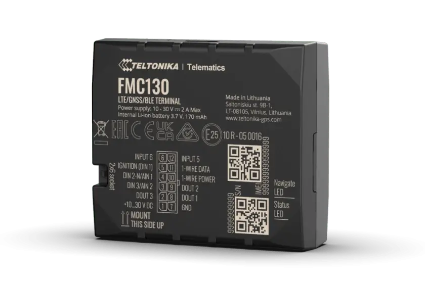 Teltonika FMC130 4G - Enfoqus Chile